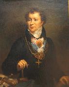 Antoni Brodowski Portrait of Ludwik Osinski. Germany oil painting artist